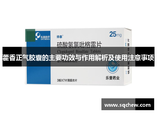 藿香正气胶囊的主要功效与作用解析及使用注意事项